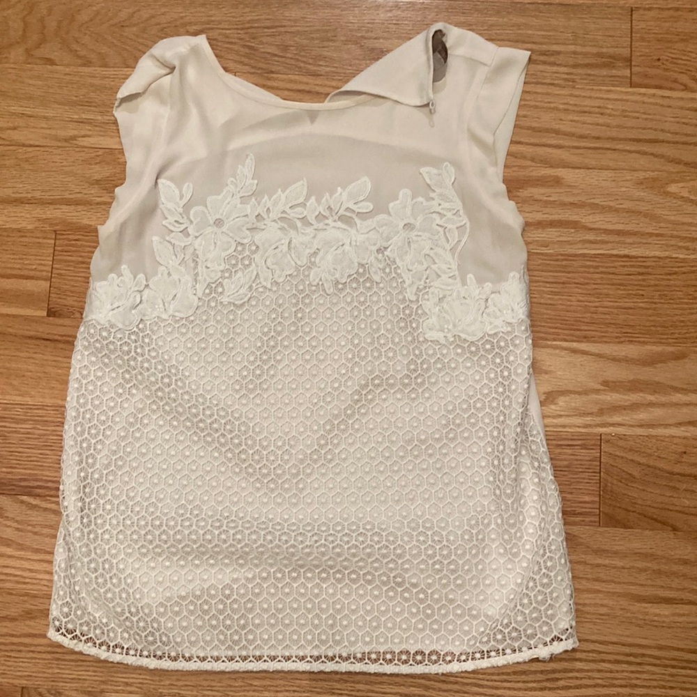 Off white Loft blouse XSP